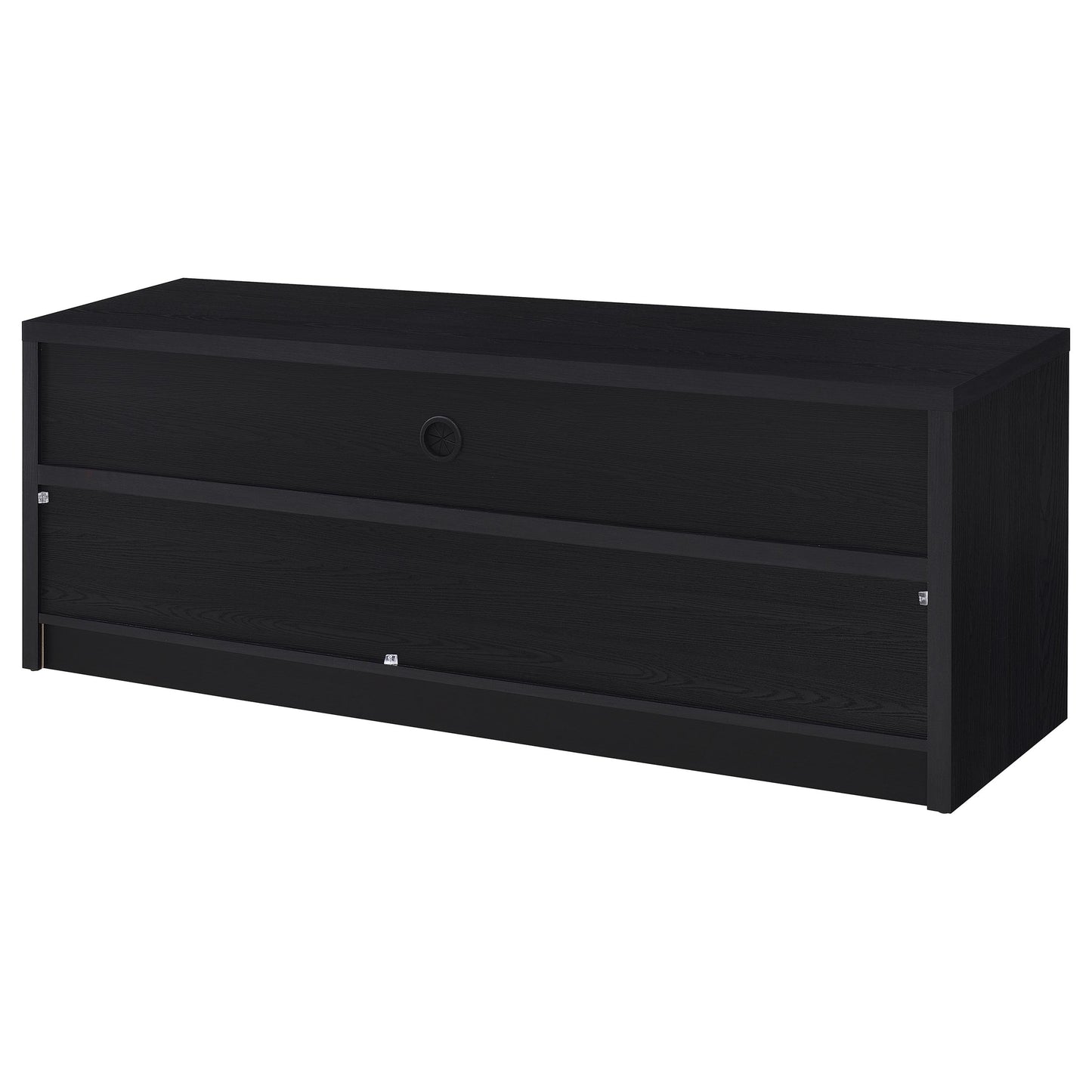 Rutland 59-inch 3-drawer TV Stand Media Console Black - Discount Furniture Connection