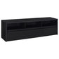 Rutland 78-inch 3-drawer TV Stand Media Console Black - Discount Furniture Connection