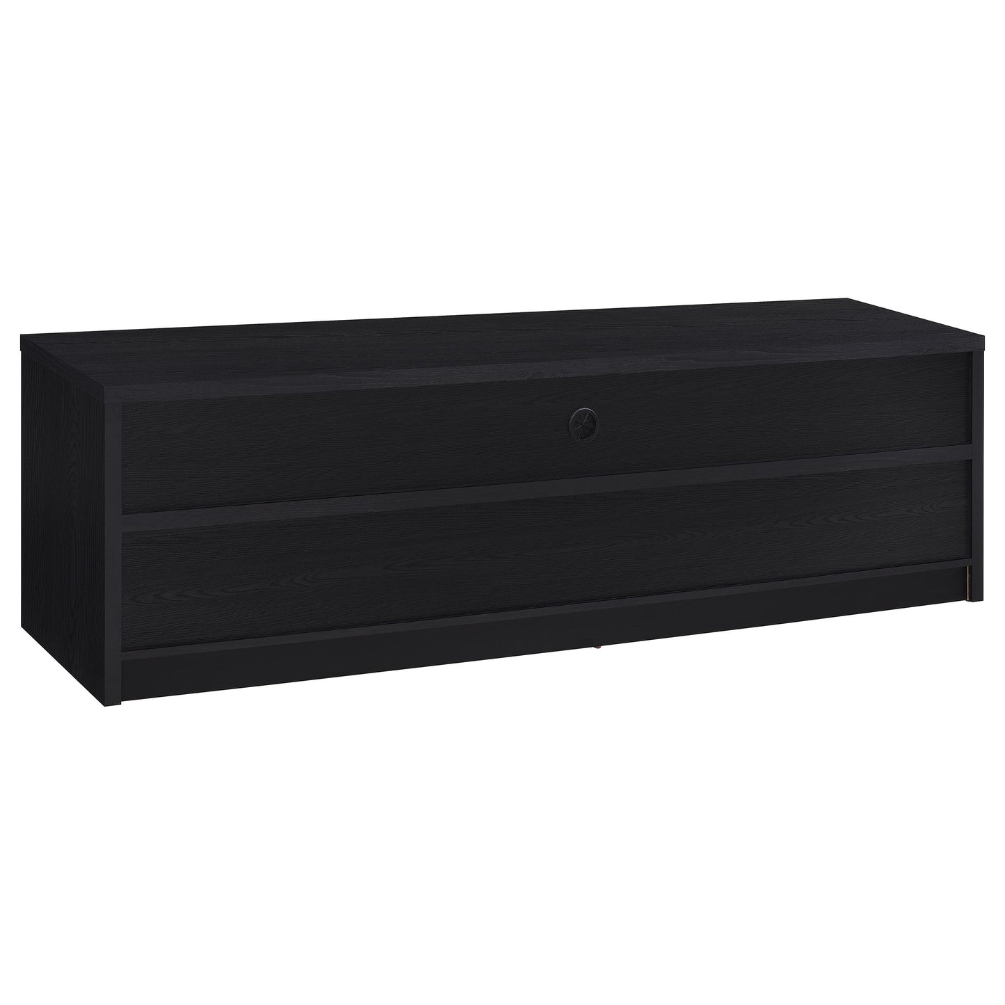 Rutland 78-inch 3-drawer TV Stand Media Console Black - Discount Furniture Connection