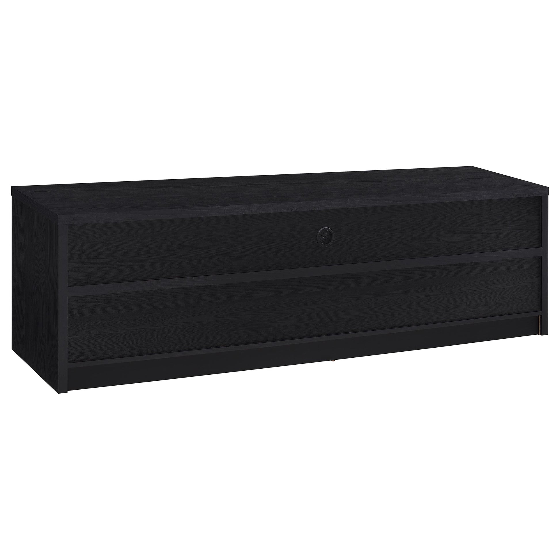 Rutland 78-inch 3-drawer TV Stand Media Console Black - Discount Furniture Connection