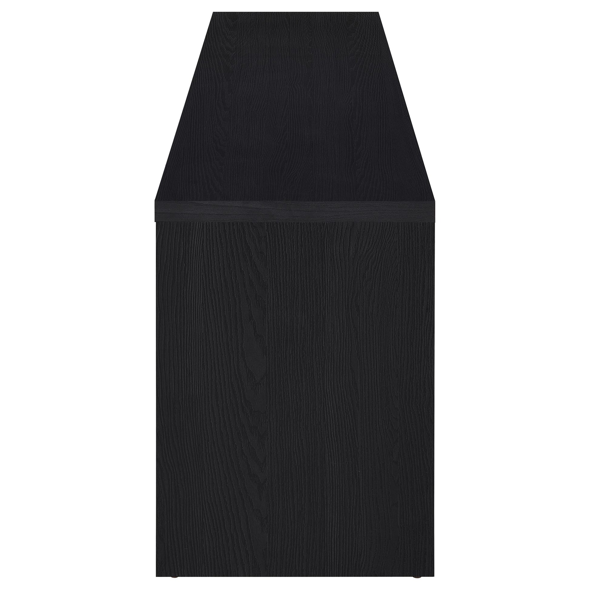 Rutland 78-inch 3-drawer TV Stand Media Console Black - Discount Furniture Connection