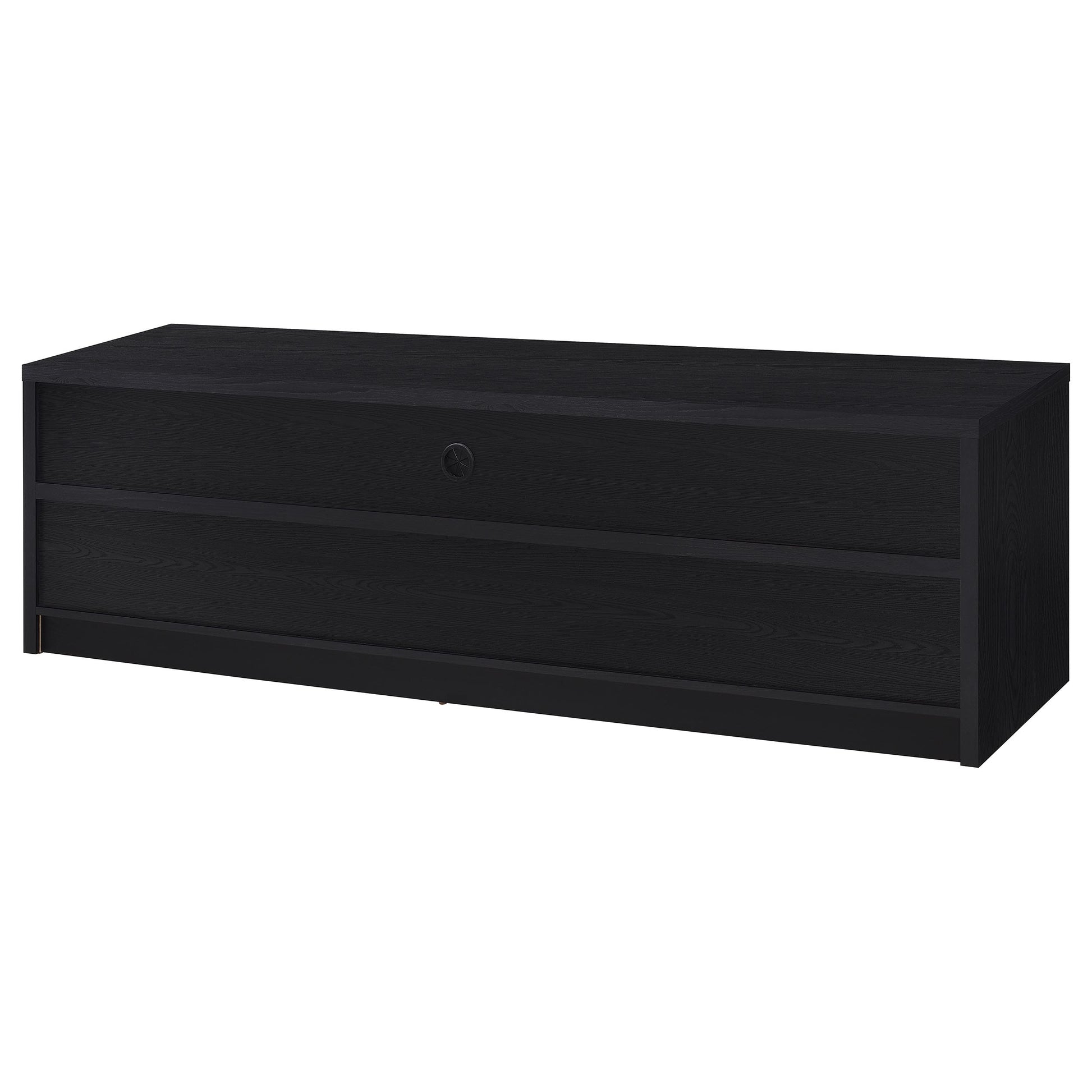 Rutland 78-inch 3-drawer TV Stand Media Console Black - Discount Furniture Connection