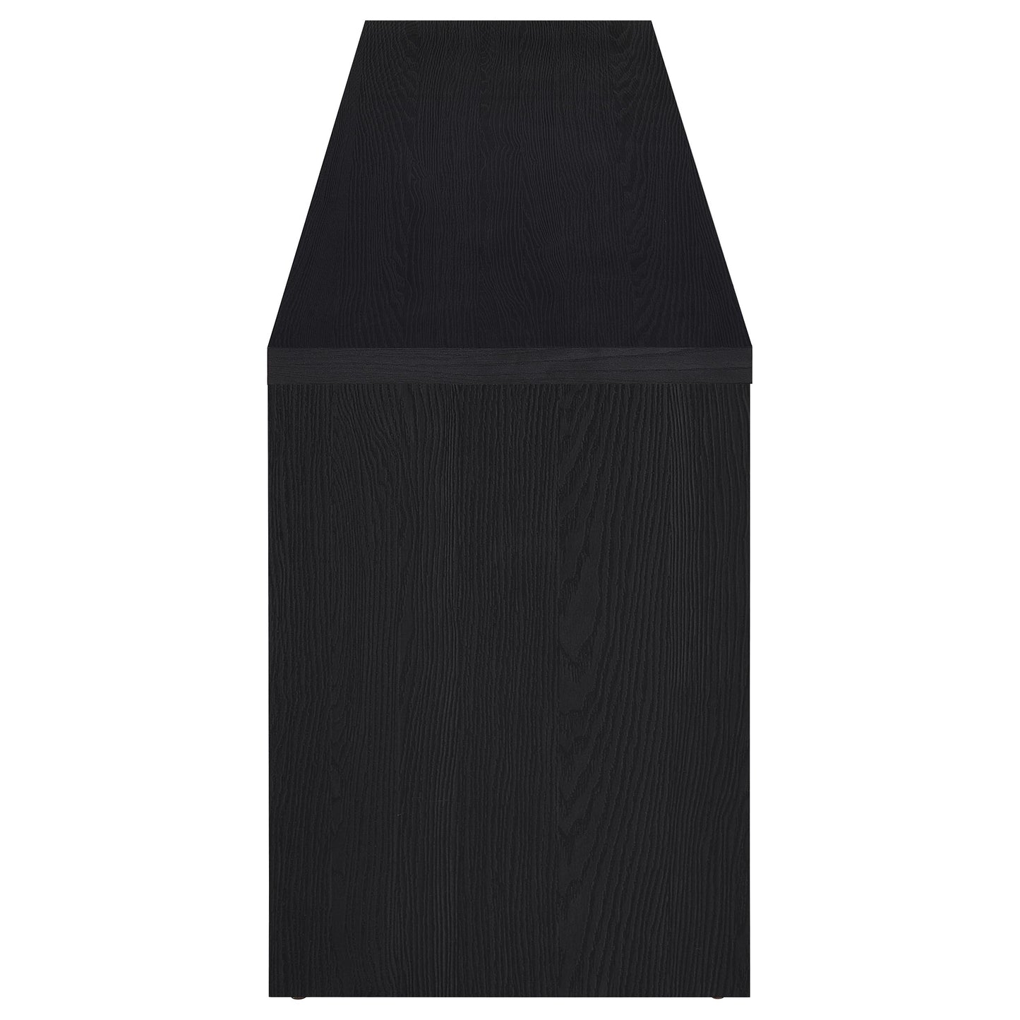 Rutland 78-inch 3-drawer TV Stand Media Console Black - Discount Furniture Connection
