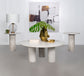 Astoria 3-piece Marble Coffee and End Table Set White - Discount Furniture Connection