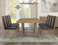 Orinda 5-Piece 72-108-inch Dining Table Set with 4 Side Chairs