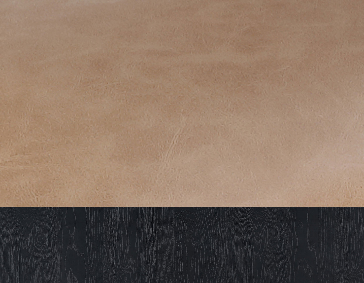 Aubrey 24″ Counter Chair, Camel Vegan Leather with Black wood finish