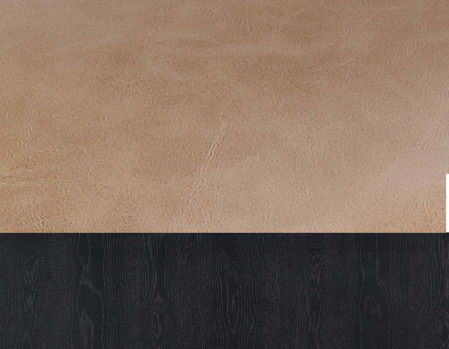 Aubrey 24″ Counter Chair, Camel Vegan Leather with Black wood finish