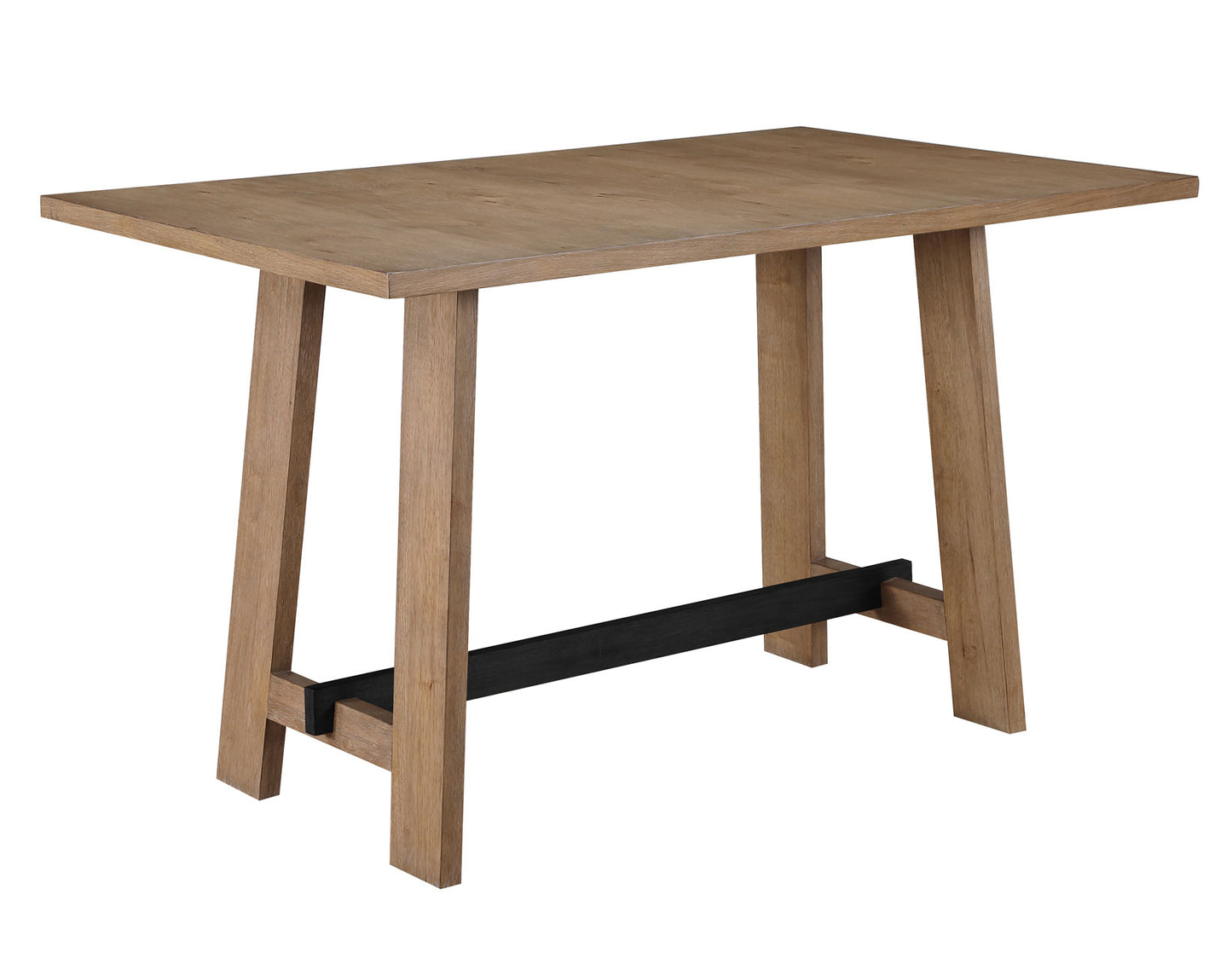 Aubrey 5-Piece 59.5″ Counter Dining Set, Driftwood Finish