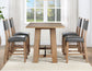 Aubrey 5-Piece 59.5″ Counter Dining Set, Driftwood Finish