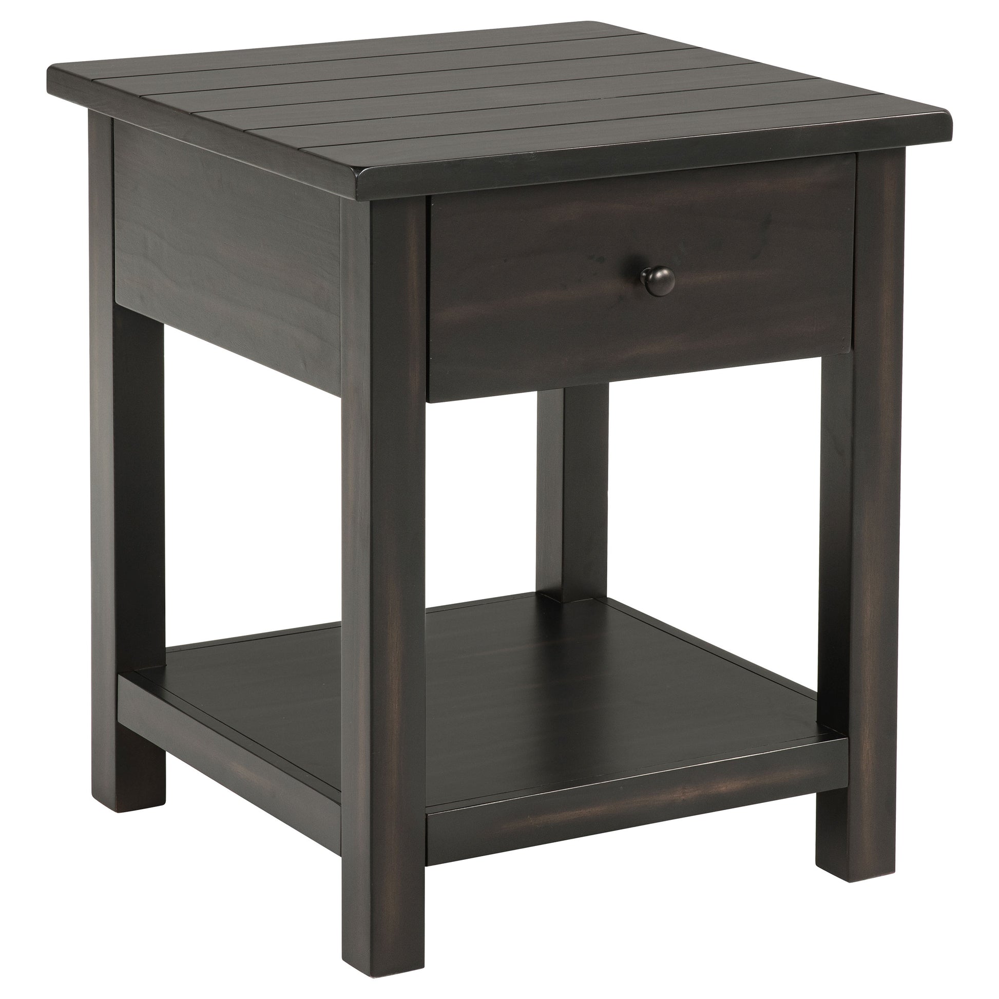 Payne 2-piece Coffee and 1-drawer End Table Set Java - Discount Furniture Connection