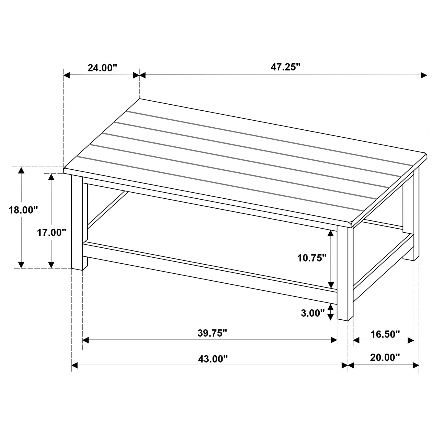 Payne 2-piece Coffee and 1-drawer End Table Set Java - Discount Furniture Connection