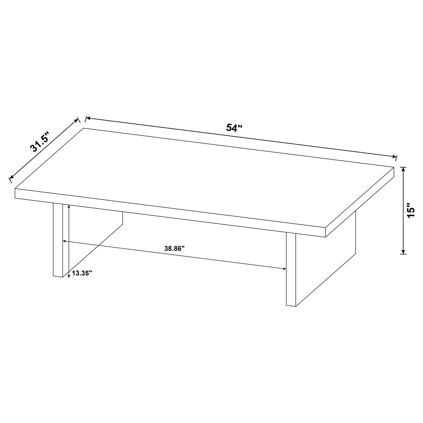 Max 3-piece Rectangular Coffee and End Table Set Black - Discount Furniture Connection