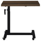 Westpark Height Adjustable Mobile Bedroom C-Table Dark Pine