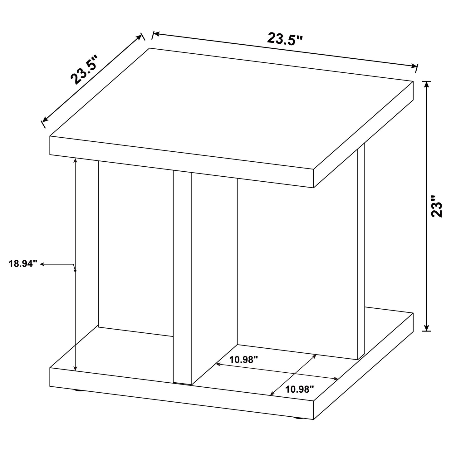 Cortona 2-piece Coffee and End Table Set Mango - Discount Furniture Connection