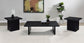 Max 3-piece Rectangular Coffee and End Table Set Black - Discount Furniture Connection