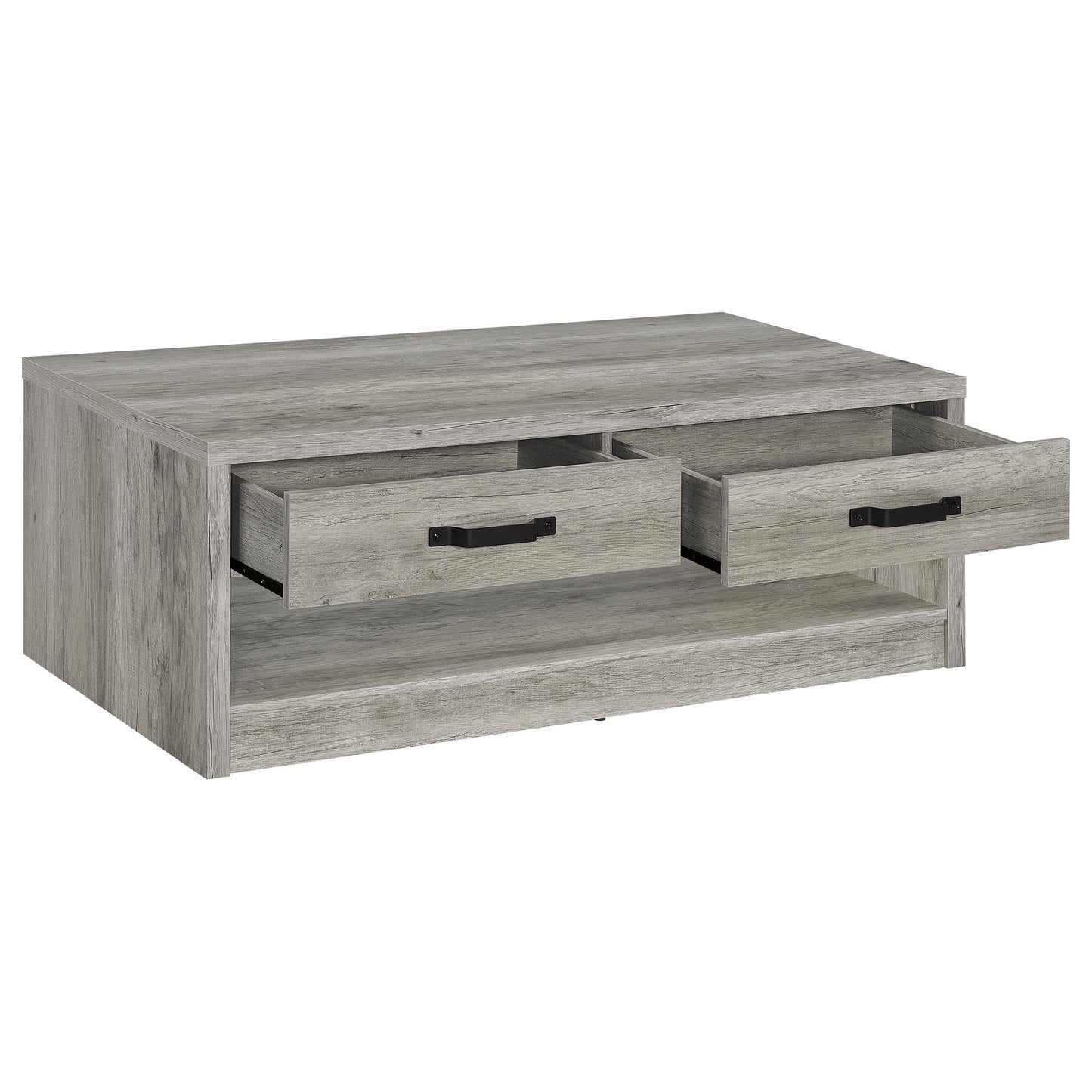 Felix 3-piece Coffee and End Table Set Grey Driftwood
