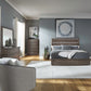 King California Panel Bed, Dresser & Mirror, Chest