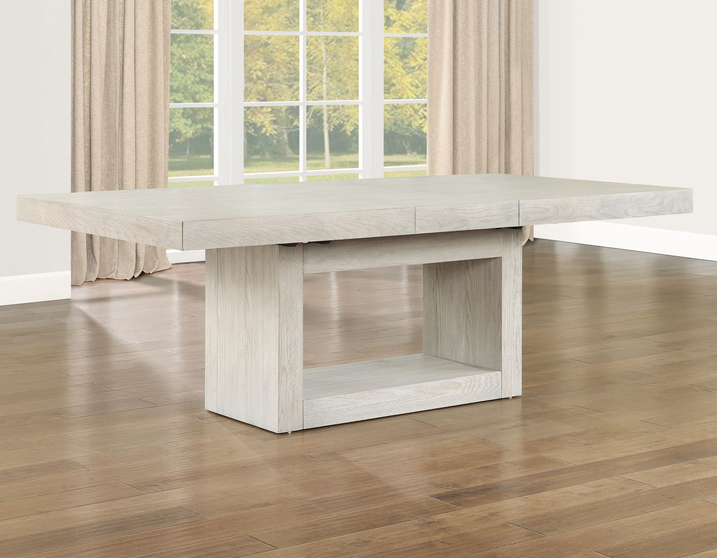 Garland 70-88-inch Table w/18-inch Leaf, Greige Finish