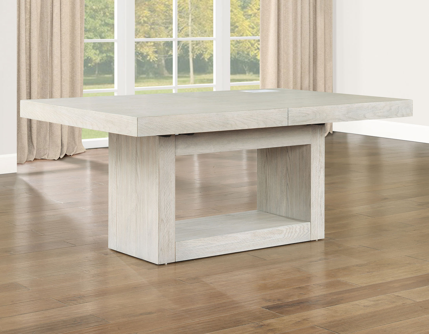 Garland 5-Piece Dining Set, Distressed Greige Finish