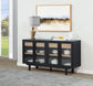 Middleton 4-door Sideboard Server with Dual Drawers Black - Discount Furniture Connection