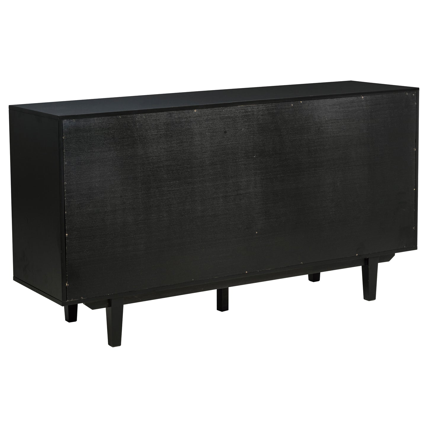 Middleton 4-door Sideboard Server with Dual Drawers Black - Discount Furniture Connection