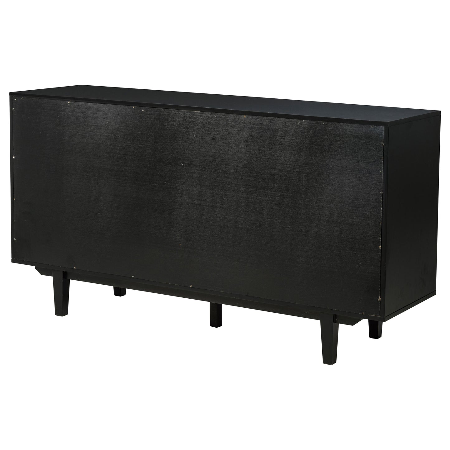 Middleton 4-door Sideboard Server with Dual Drawers Black - Discount Furniture Connection