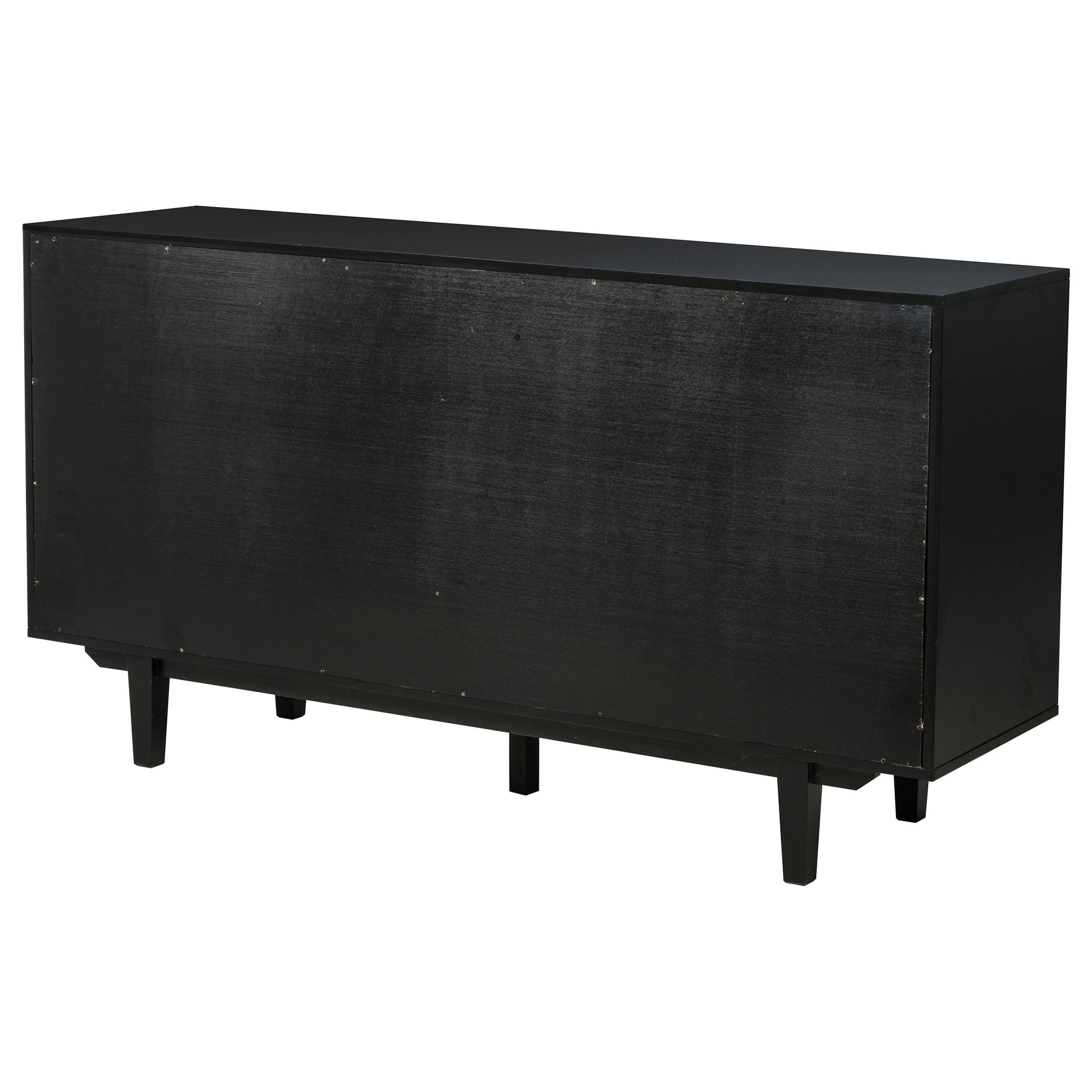 Middleton 4-door Sideboard Server with Dual Drawers Black - Discount Furniture Connection
