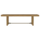 Arini 5-piece Extension Leaf Dining Table Set Sand Wash and Black - Discount Furniture Connection