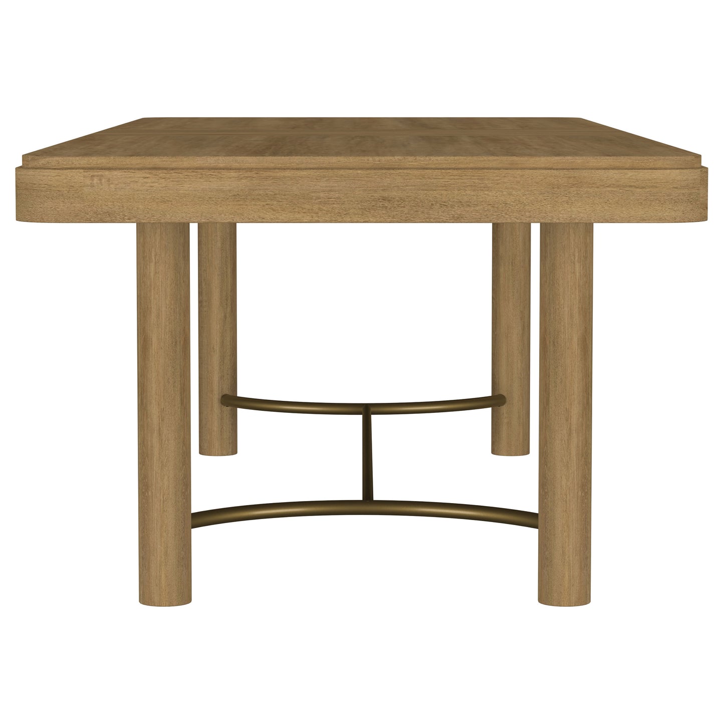 Arini 5-piece Extension Leaf Dining Table Set Sand Wash and Black - Discount Furniture Connection
