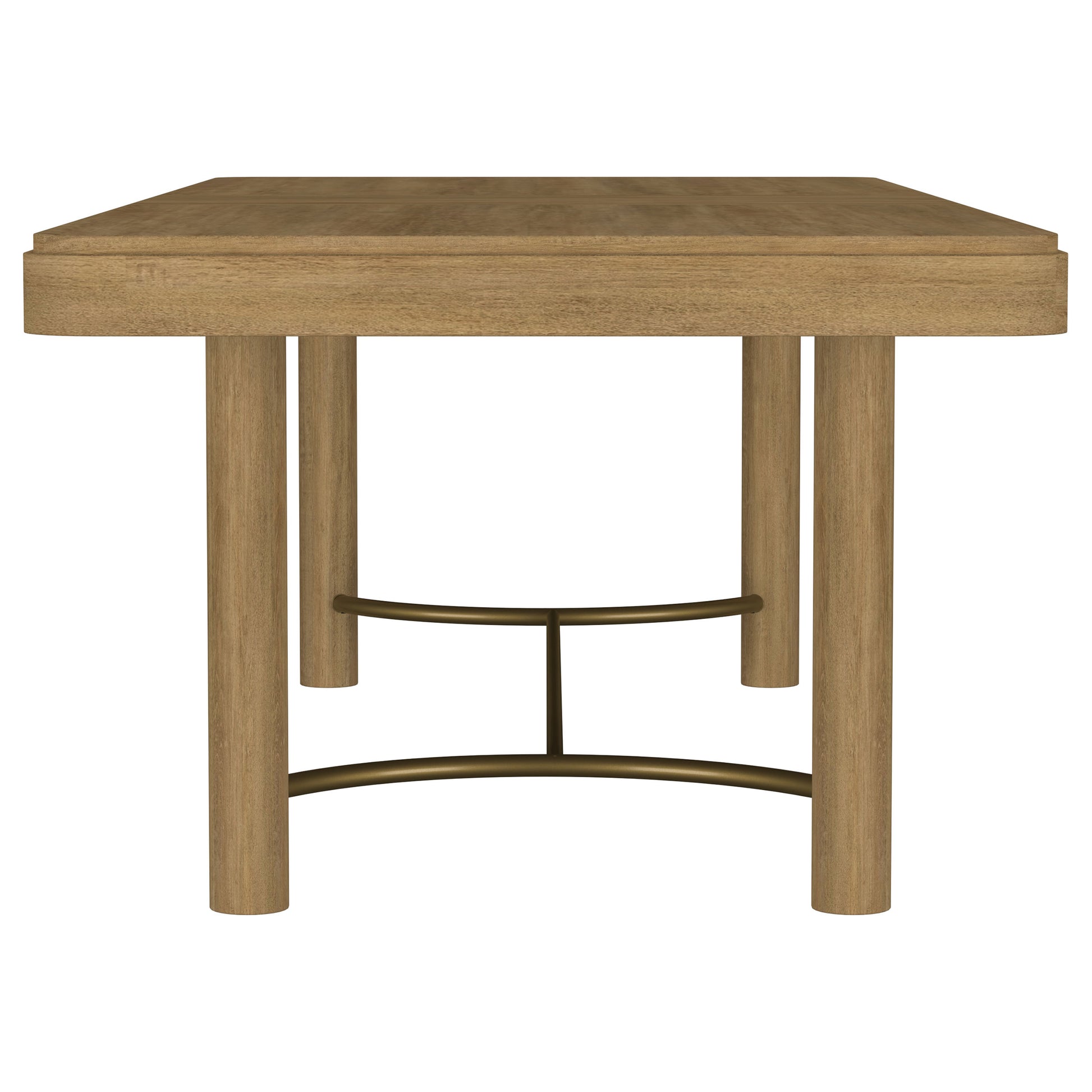 Arini 5-piece Extension Leaf Dining Table Set Sand Wash and Black - Discount Furniture Connection
