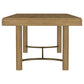 Arini 5-piece Extension Leaf Dining Table Set Sand Wash and Black - Discount Furniture Connection