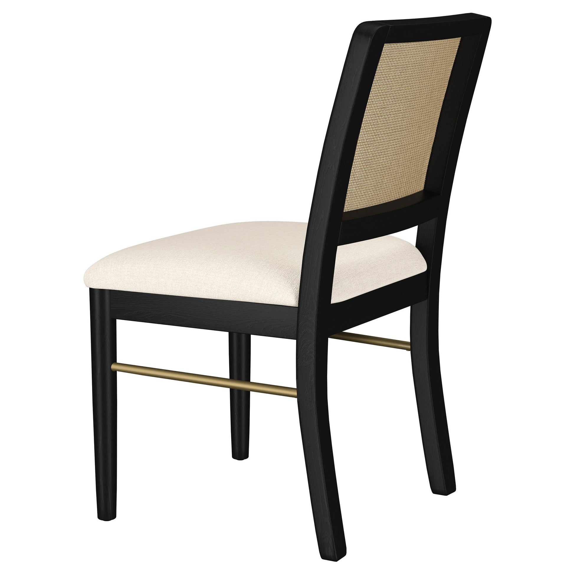 Arini 5-piece Extension Leaf Dining Table Set Sand Wash and Black - Discount Furniture Connection
