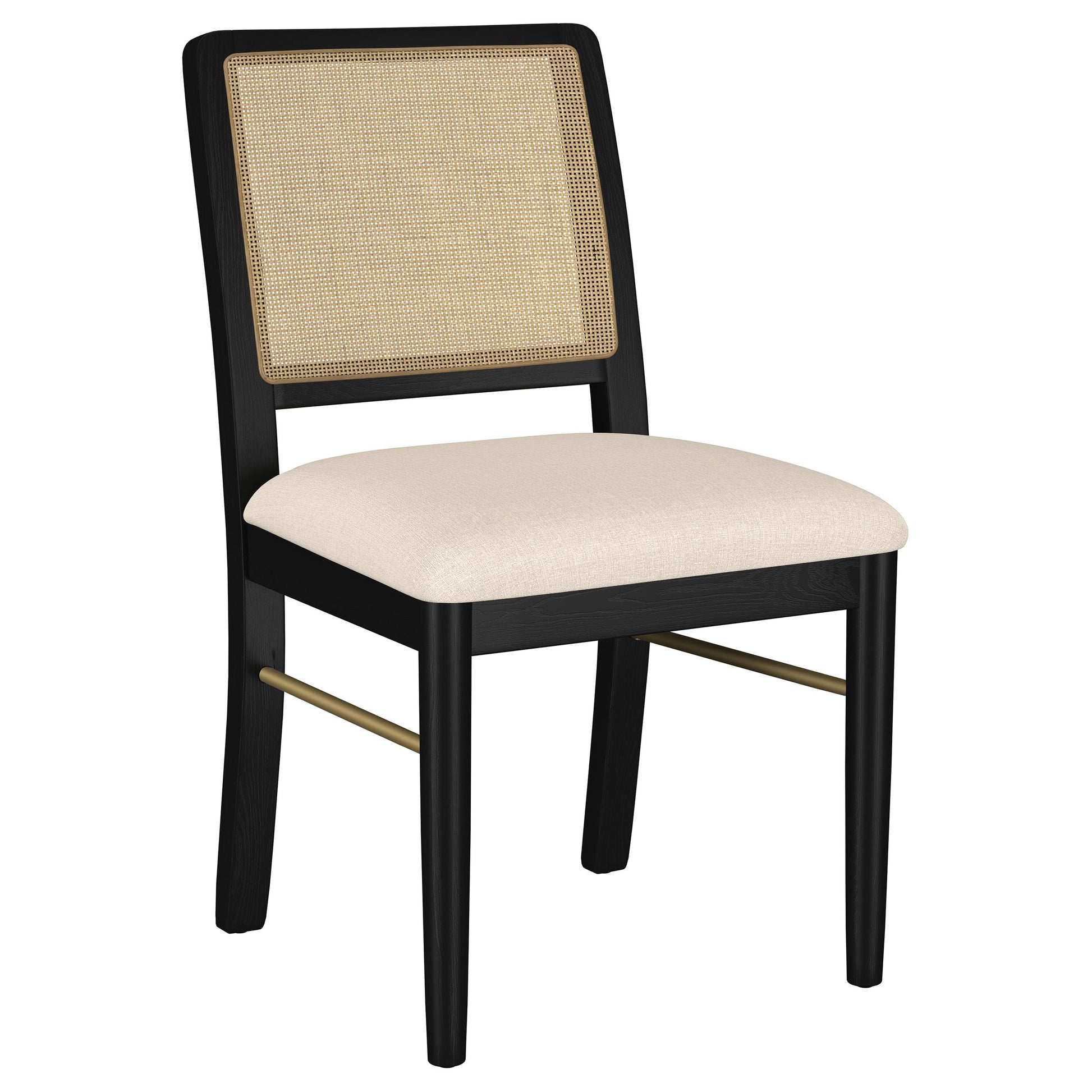 Arini 5-piece Extension Leaf Dining Table Set Sand Wash and Black - Discount Furniture Connection