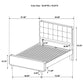 Robyn Wood Full Platform Bed Light Ash - Discount Furniture Connection