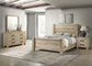 Oakglen 4-piece California King Bedroom Set Weathered Oak - Discount Furniture Connection