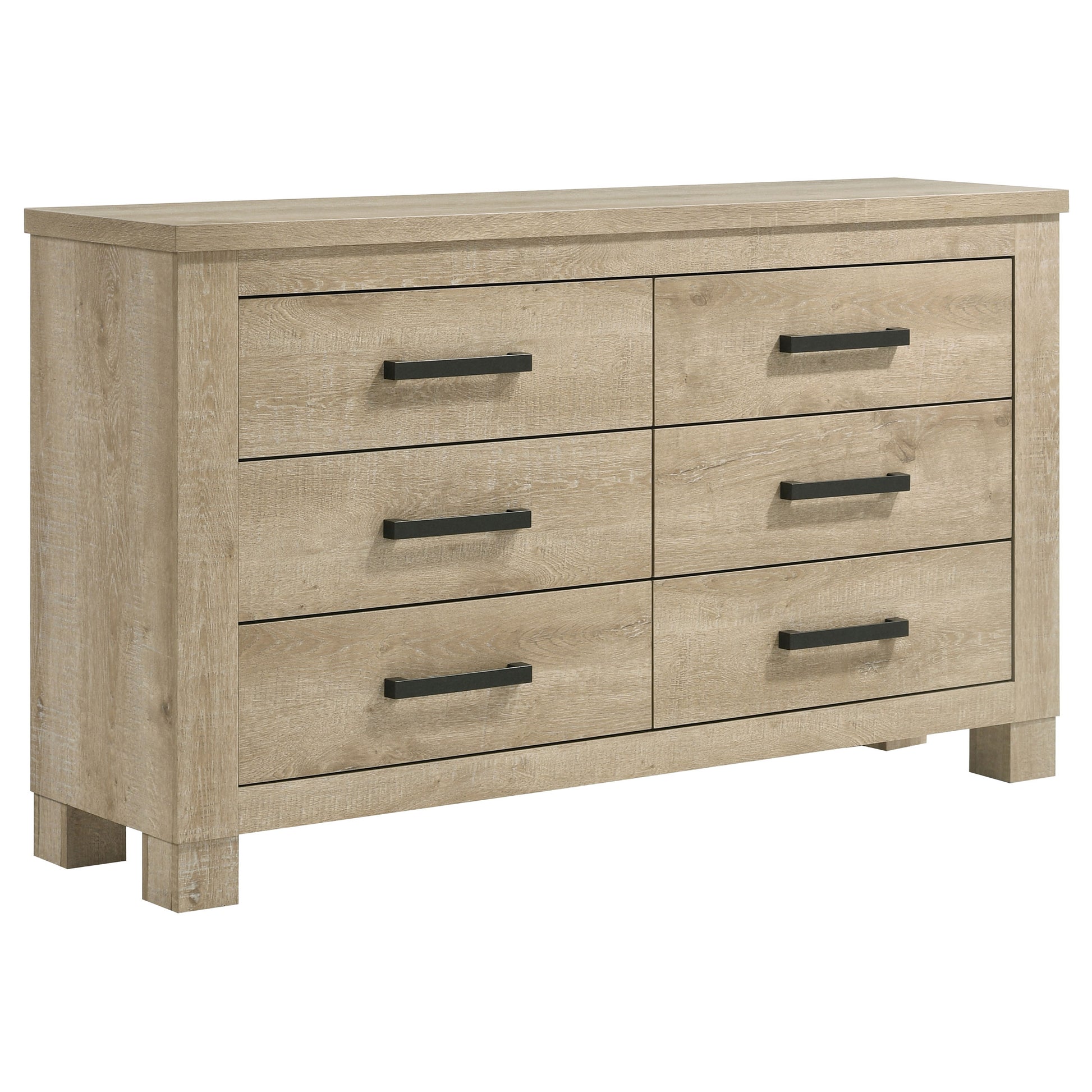 Oakglen 4-piece California King Bedroom Set Weathered Oak - Discount Furniture Connection