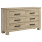 Oakglen 4-piece California King Bedroom Set Weathered Oak - Discount Furniture Connection