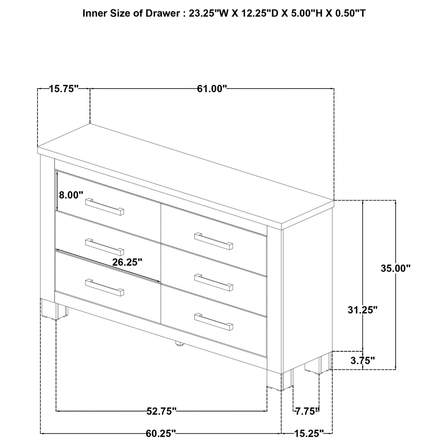 Oakglen 4-piece California King Bedroom Set Weathered Oak - Discount Furniture Connection