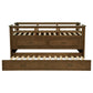 Carlsbad Wood Twin Captains Bed With Trundle Medium Brown - Discount Furniture Connection