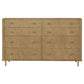 Arini 4-piece California King Bedroom Set Cream and Sand Wash