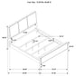 Arini 4-piece California King Bedroom Set Cream and Sand Wash
