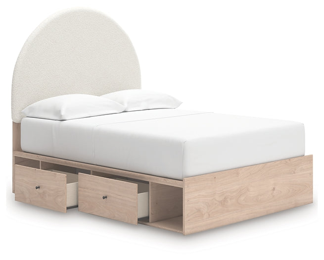 Arloster Full Upholstered Panel Bed with Storage