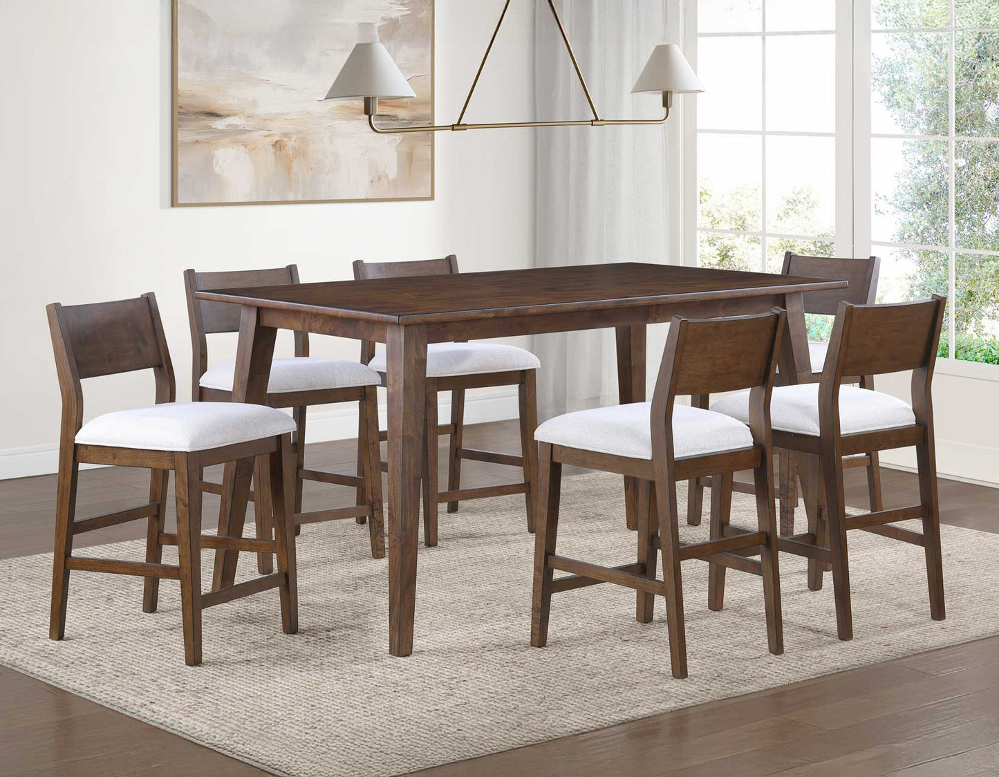 Canton 5-Piece 72″ Counter Dining Set