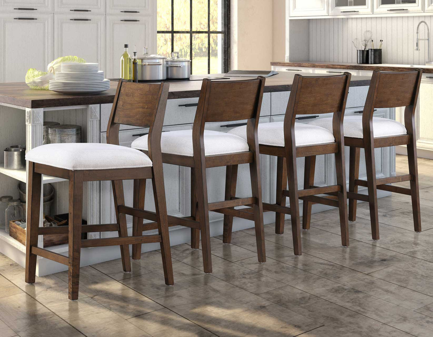 Canton 5-Piece 72″ Counter Dining Set