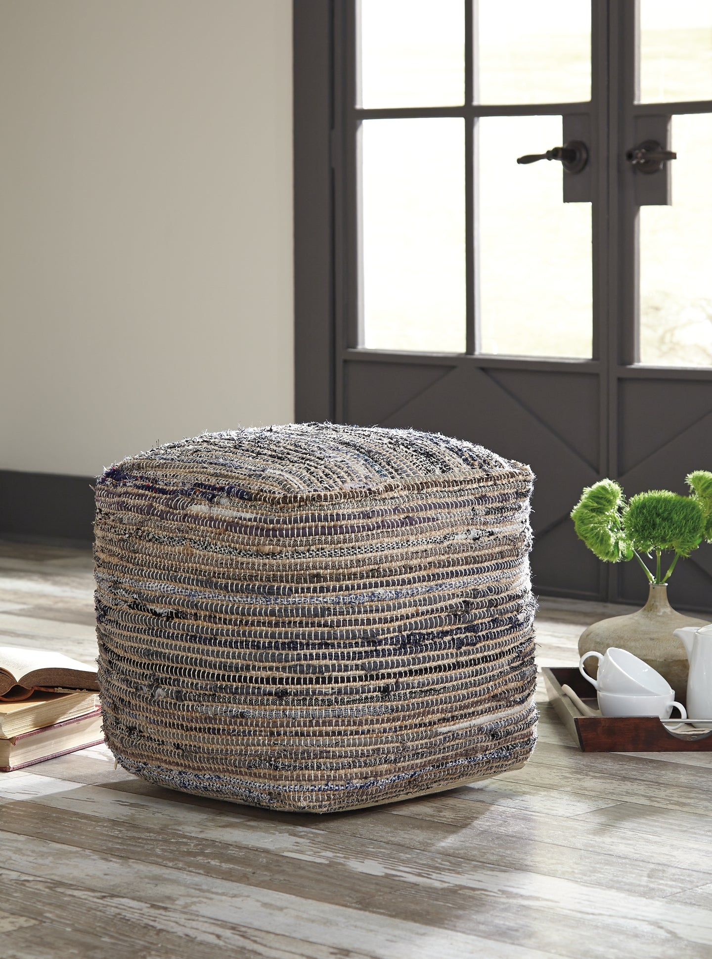Absalom Pouf - Discount Furniture Connection