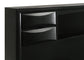 Briana Wood California King Storage Bookcase Bed Black - Discount Furniture Connection