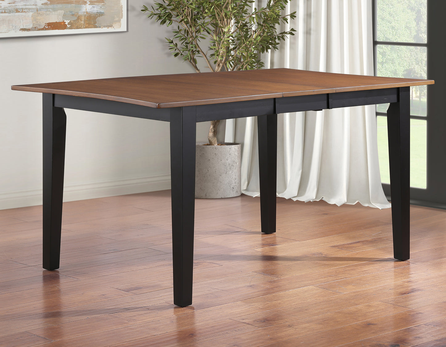 Joplin 50-62″ Dining Table with 12″ Leaf
