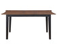 Joplin 50-62″ Dining Table with 12″ Leaf