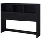 Westpark 3-piece Queen Bedroom Set Bookcase Headboard Black