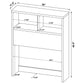 Westpark 3-piece Twin Bedroom Set Bookcase Headboard Mango - Discount Furniture Connection